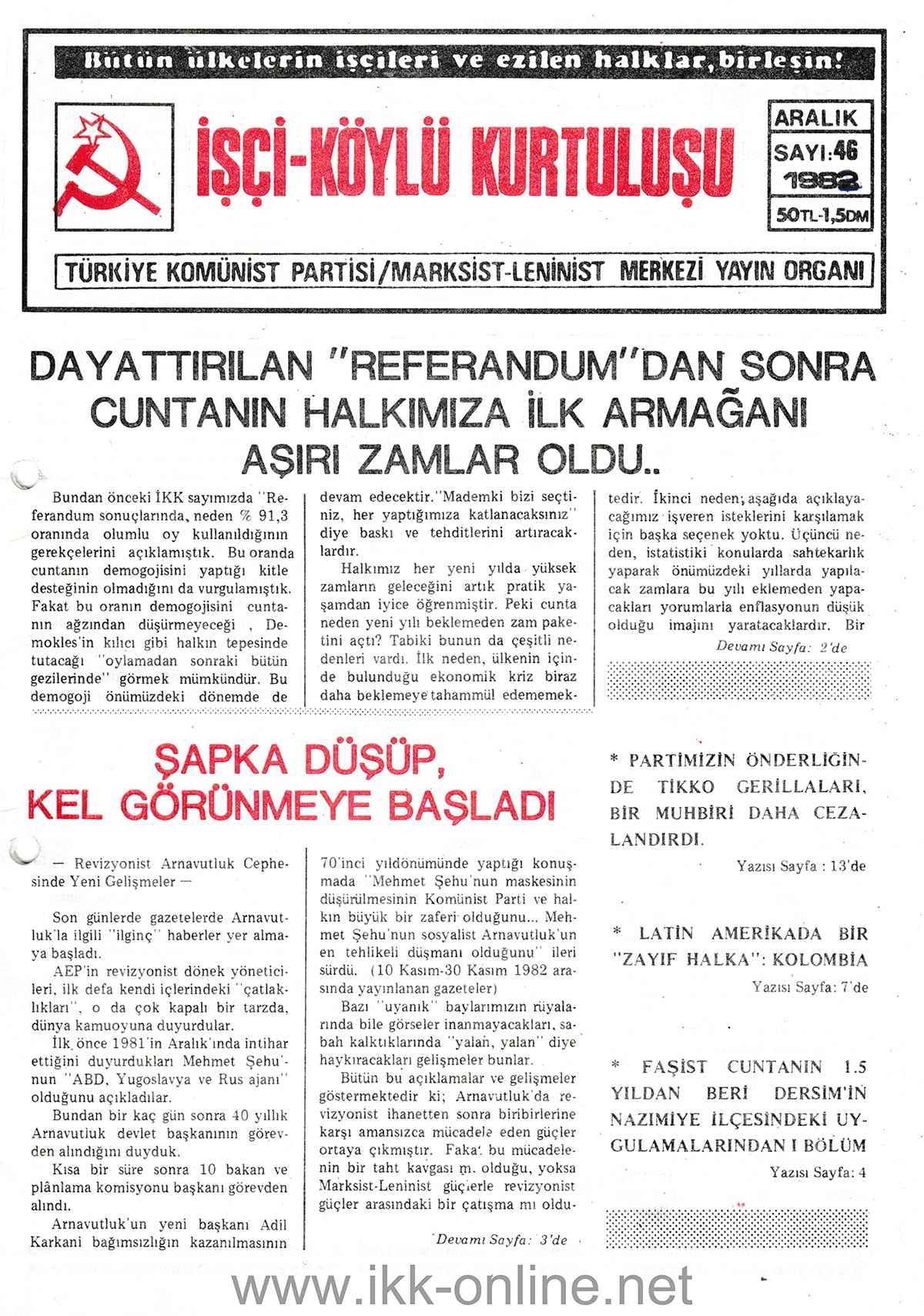 İşçi Köylü Kurtuluşu Sayı-46