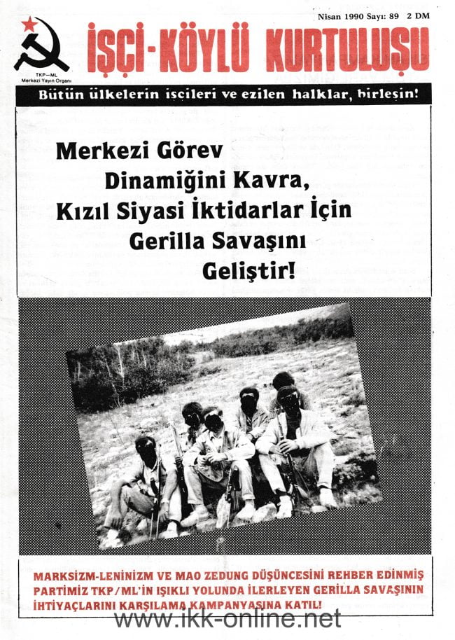 İşçi Köylü Kurtuluşu 89. Sayı