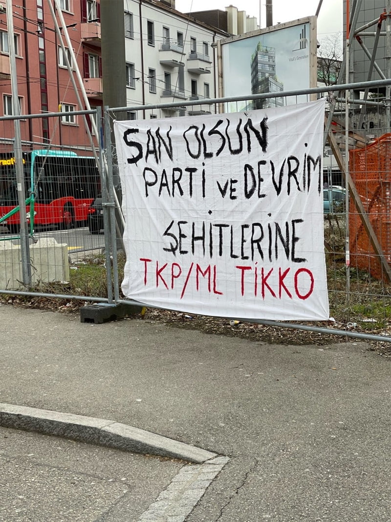 İsviçre’de TKP/ML Militanları Parti ve Devrim Şehitleri’ni Andı İsviçre’de TKP/ML Militanları Parti ve Devrim Şehitleri’ni Andı