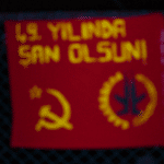 TKP/ML Militanları Gülsuyu'nda 49. Kuruluş Yılı Vesilesiyle Pankart Astı