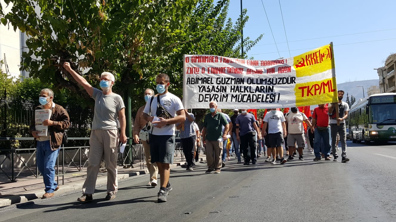 Gonzalo Yoldaşın Katledilmesi Atina Peru Konsolosluğu Önünde Protesto Edildi 