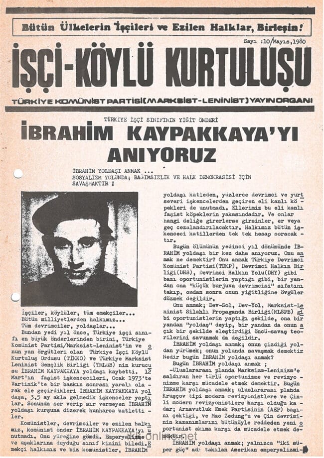 İşçi Köylü Kurtuluşu Sayı-10