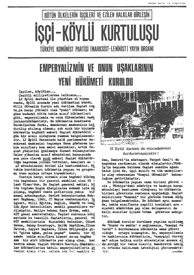 İşçi Köylü Kurtuluşu Sayı-22