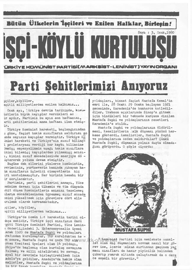 İşçi Köylü Kurtuluşu Sayı-3