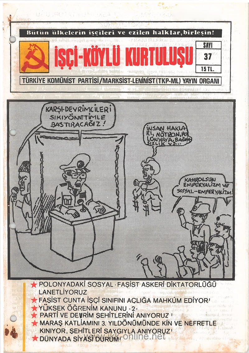 İşçi Köylü Kurtuluşu Sayı-37