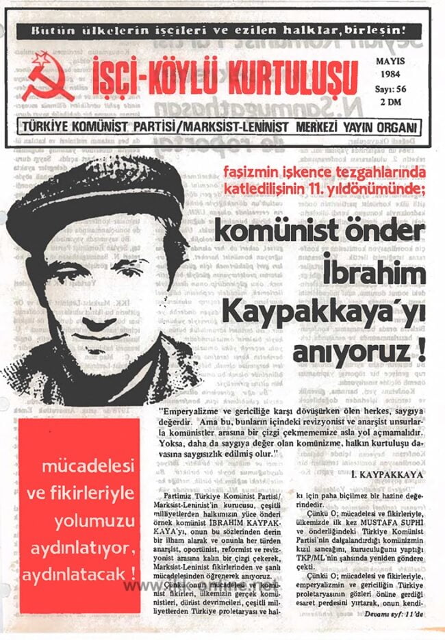 İşçi Köylü Kurtuluşu Sayı-56