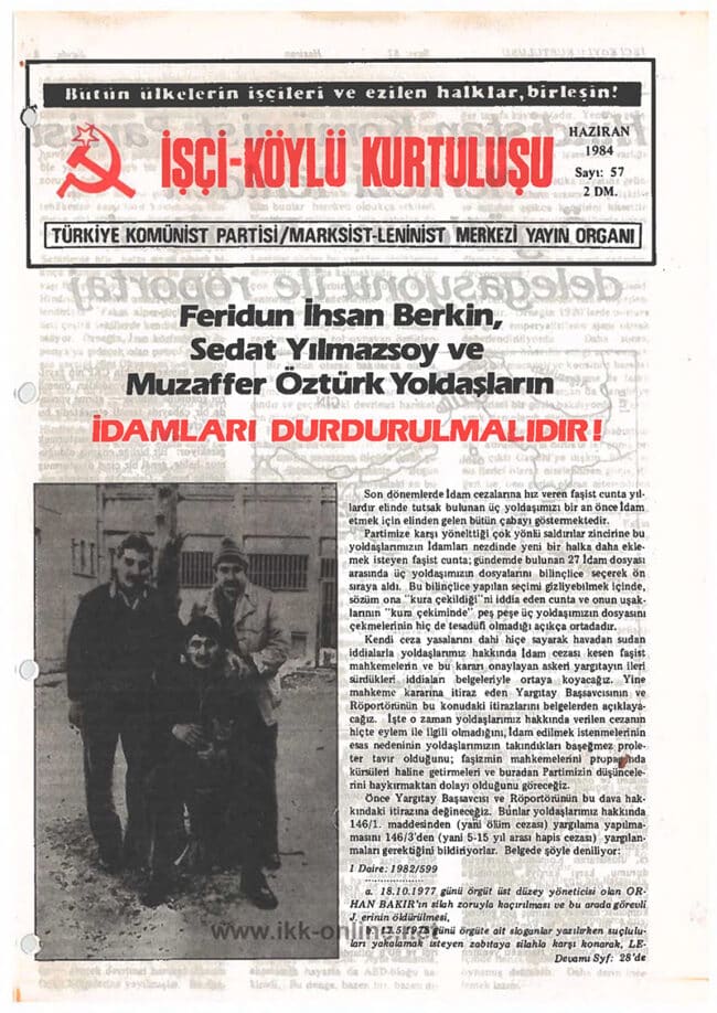 İşçi Köylü Kurtuluşu Sayı-57
