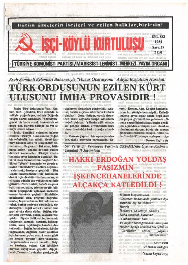 İşçi Köylü Kurtuluşu Sayı-59