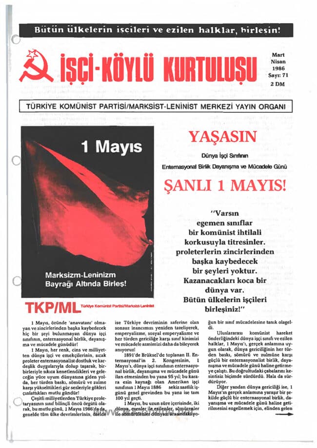 İşçi Köylü Kurtuluşu Sayı 71