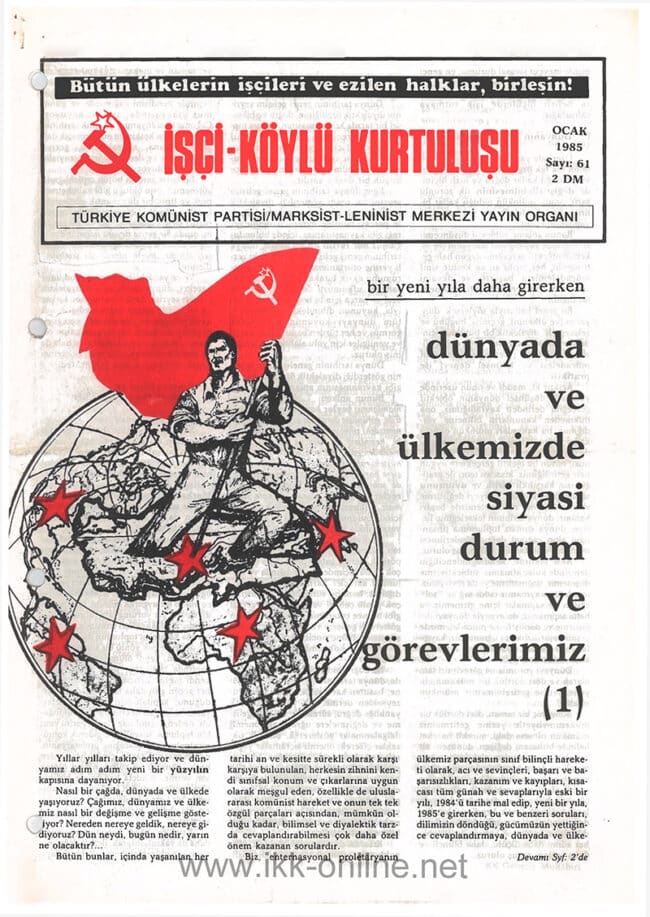 İşçi Köylü Kurtuluşu Sayı 61