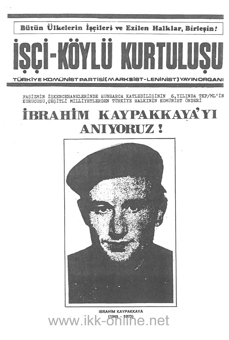 İşçi Köylü Kurtuluşu Mayıs 1979-3