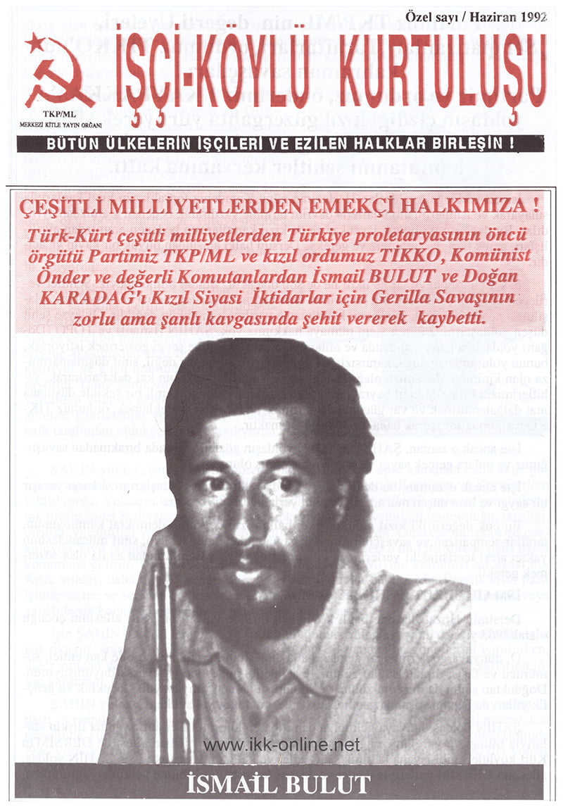 İşçi Köylü Kurtuluşu Özel Sayı