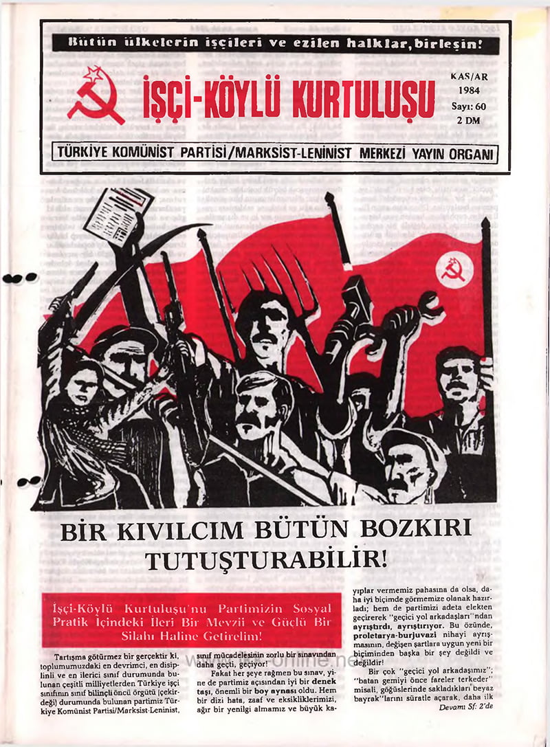 İşçi Köylü Kurtuluşu Sayı-60