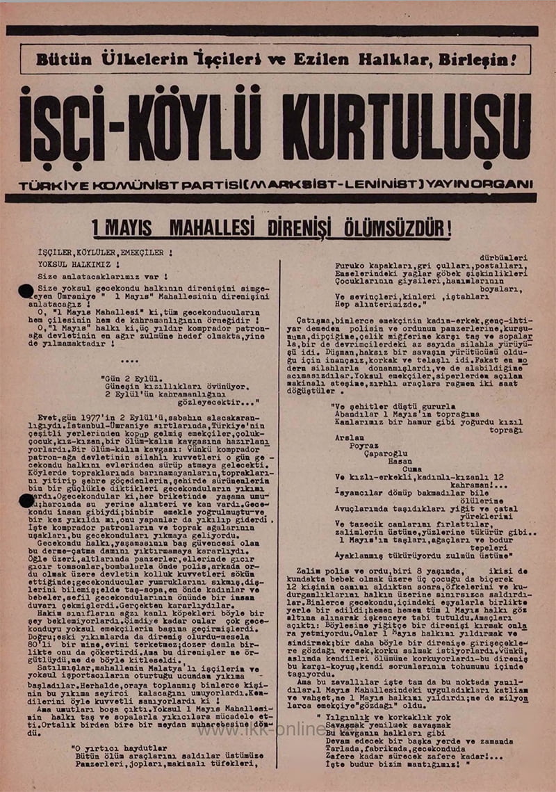 İşçi Köylü Kurtuluşu Haziran 1979-3